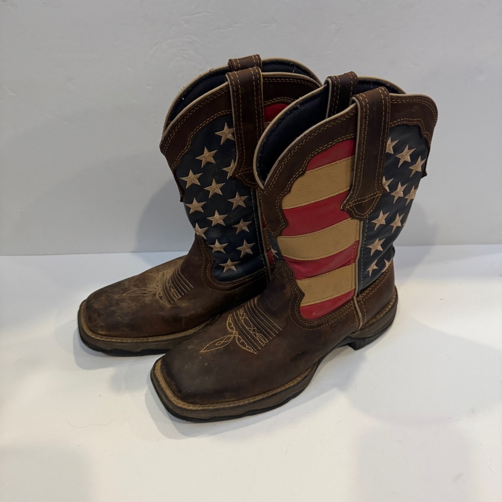 Durango Lady Rebel American Flag Cowboy Boots